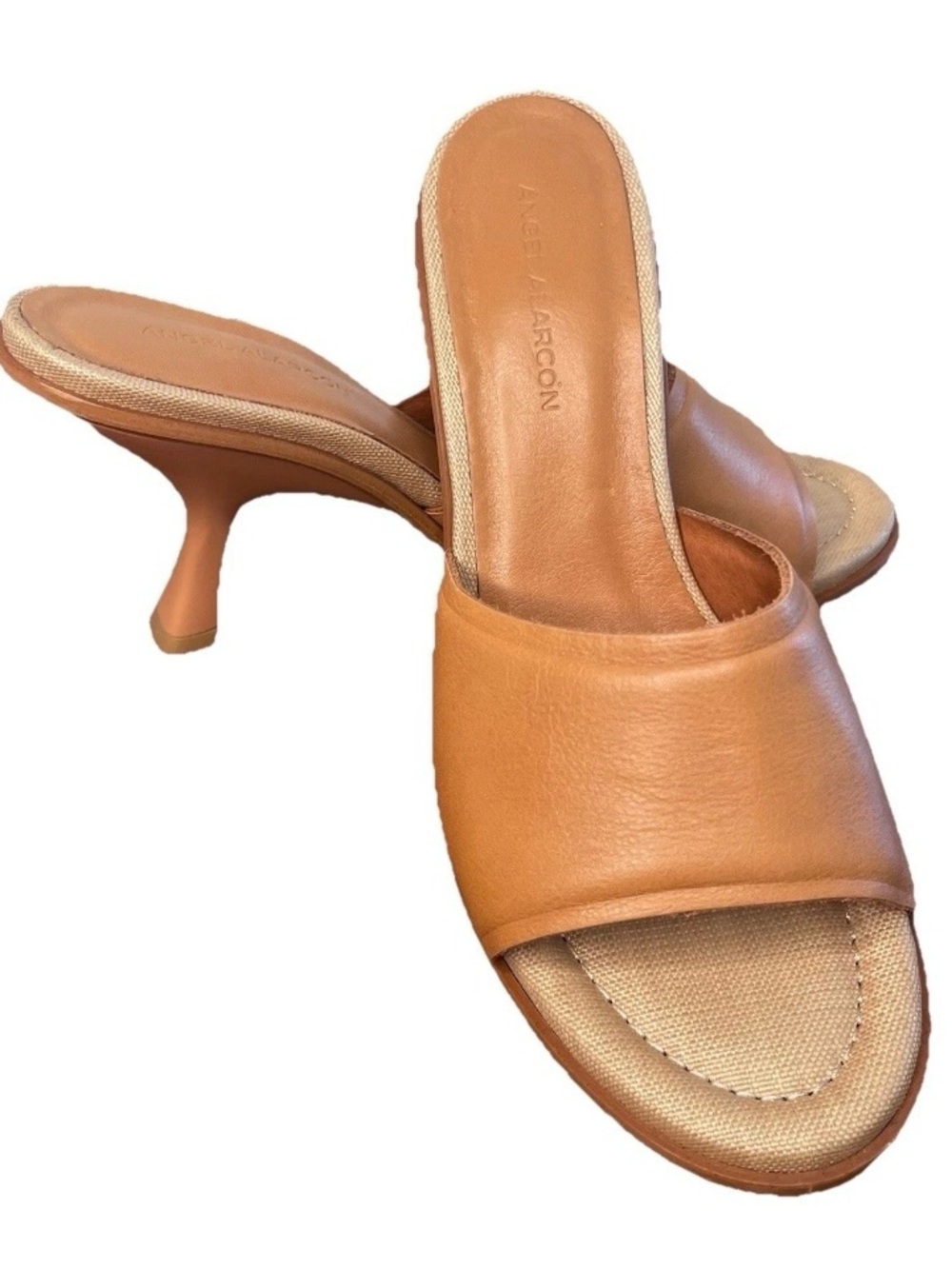 Anthologie Angel Alarcon Mule Leather Slide Heel - Women’s Size 40 US 9